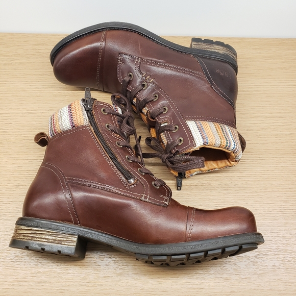 Taos Captain Boots, Brown, Women's size 6-6.5, euro 37 - Picture 4 of 9